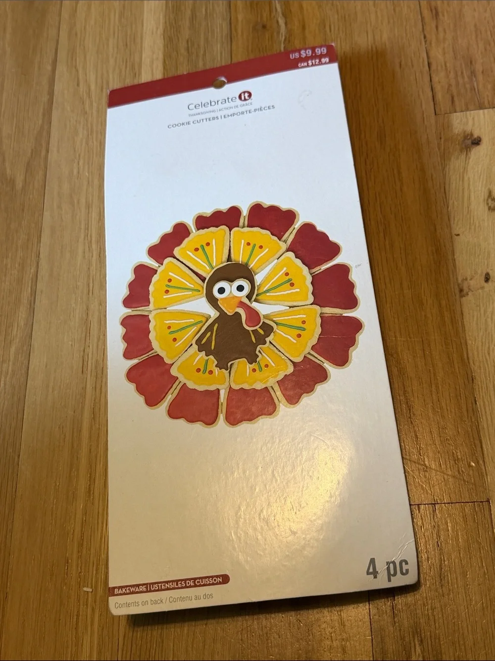 NIB Celebrate It Turkey Cookie Cutters - 4pcs 🦃 🍁